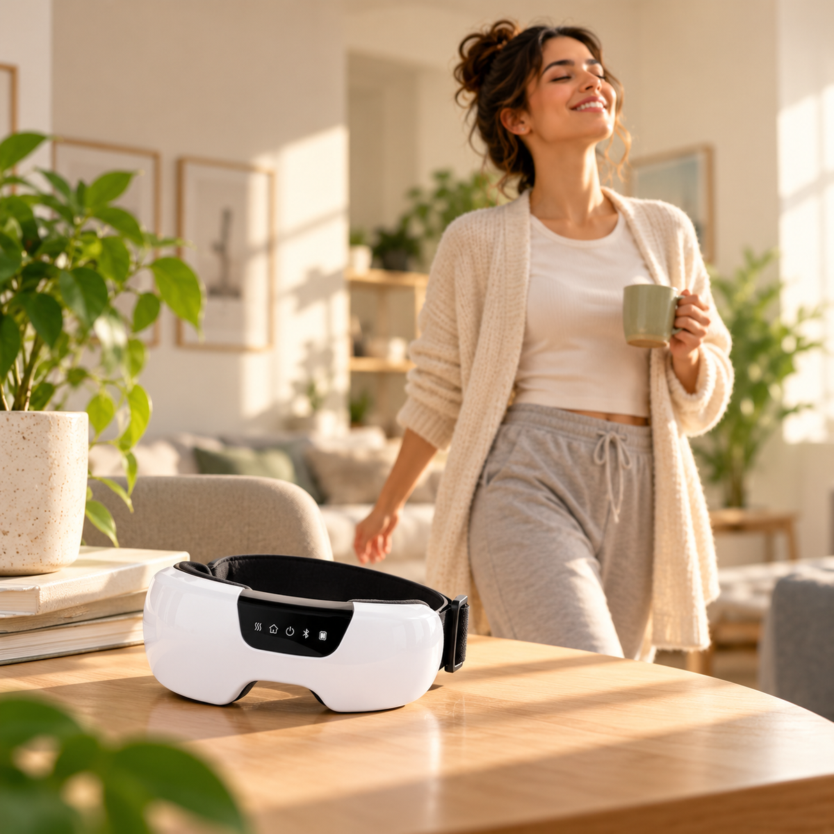 Masajeador ocular con Calor, Compresión de Aire y Vibración
