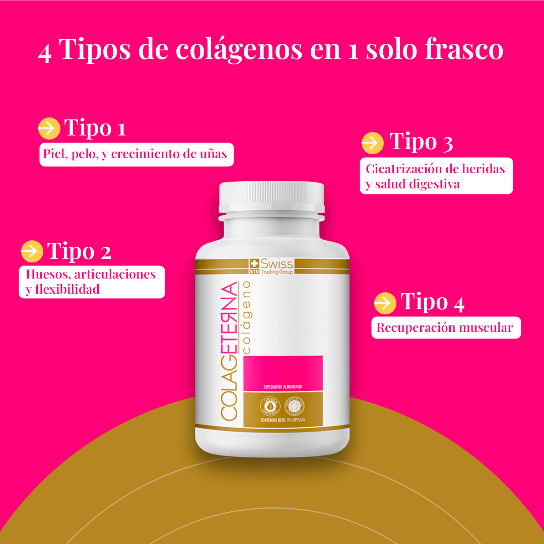 Colageterna® Colágeno Hidrolizado 90 Cápsulas