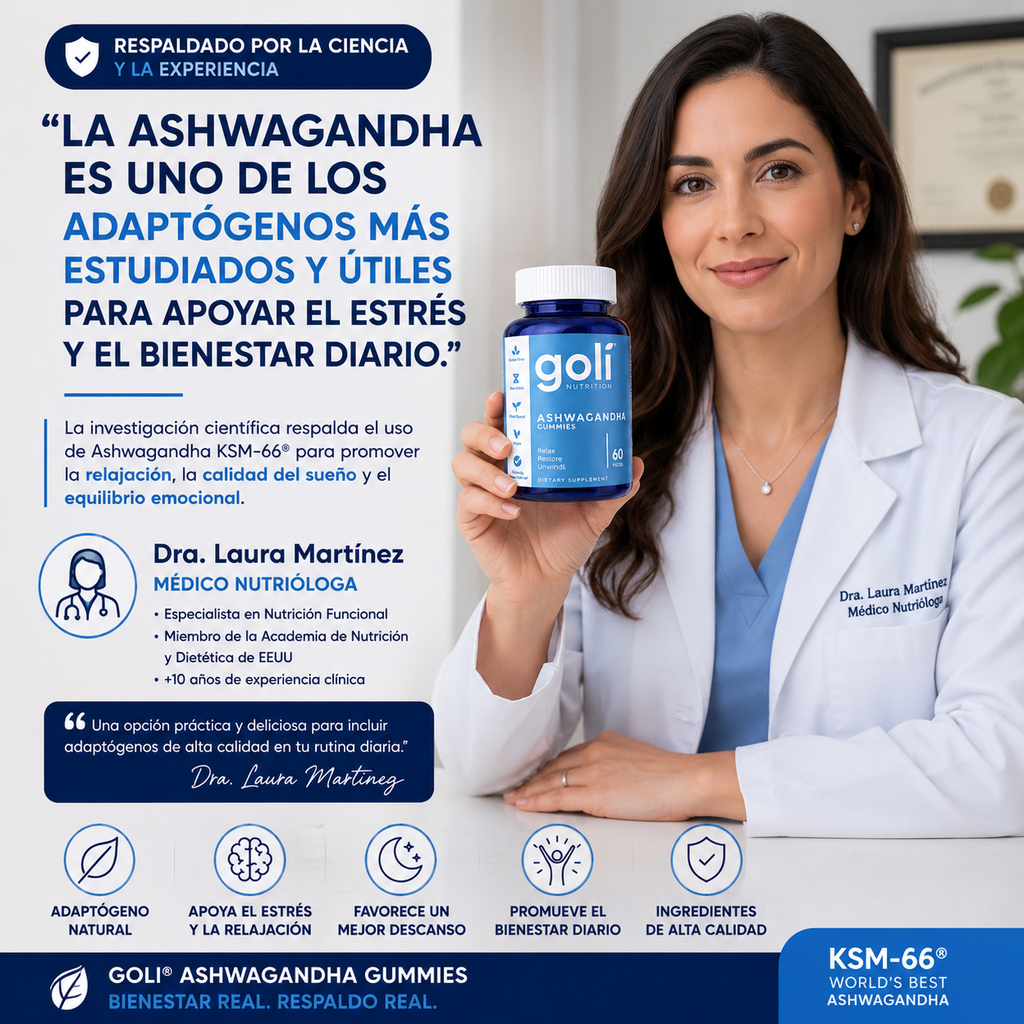 Gomitas Golí ASHWAGANDHA - Combate el Estrés