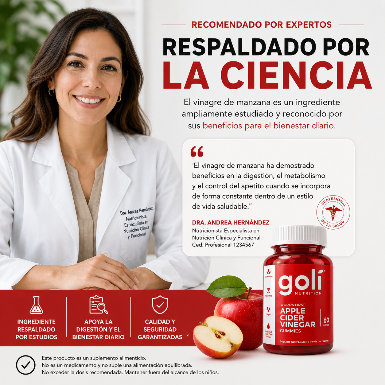 Gomitas Goli Vinagre de Manzana: Dile Adiós a la Hinchazón y Pesadez