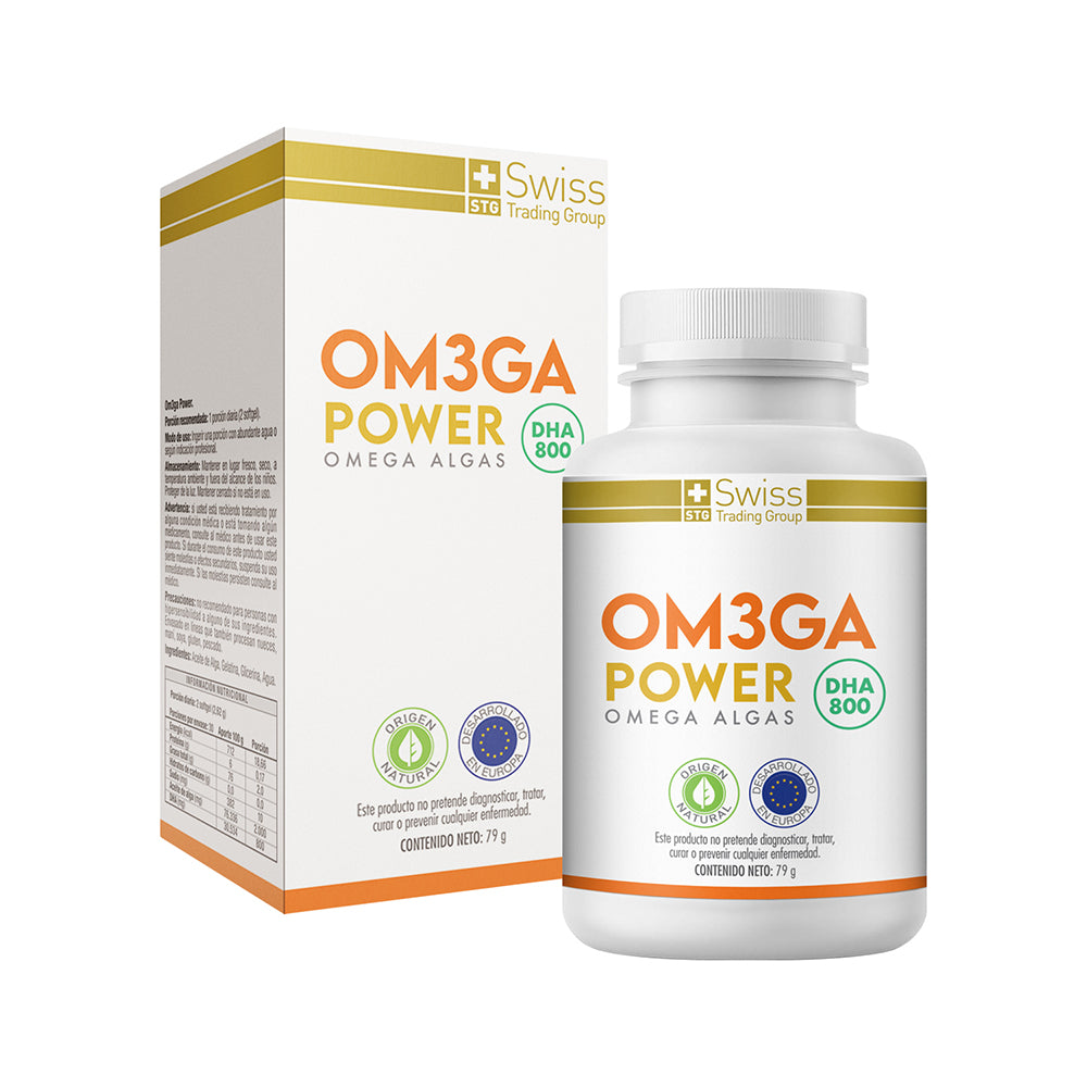 OM3GA Power DHA 800® – Omega 3 de Algas